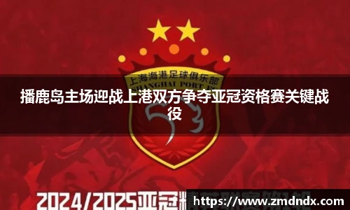 播鹿岛主场迎战上港双方争夺亚冠资格赛关键战役